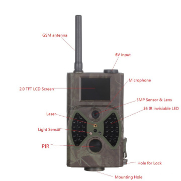 Remoter digital infrared hunting trail camera suntek hc 300m